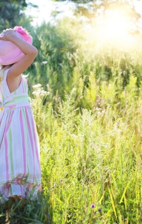 little girl, wildflowers, meadow, child, dress, girl dress, childhood, kid, cute, blossoms, summer, blooming, nature, outdoors, field, little girl, little girl, child, child, child, child, child, dress, dress, summer, summer, summer