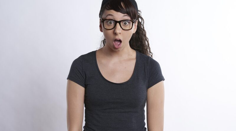surprised, woman, young, portrait, fashion, casual, pretty, hipster, glasses, nerd, curious, skeptical, cute, model, girl, stylish, female, attractive, adorable, slim, cyber security, job interview, customer support, podcast, advice, planner, job search, funny, silly, pose, wondering, style, lifestyle, adult, lady, fashionable, posing, clothing, urban, brunette, face