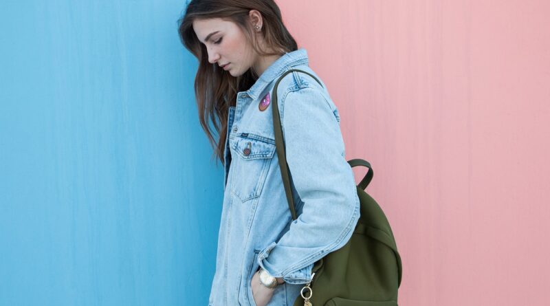woman, brunette, denim jacket, fashion, backpack, style, stylish woman, model, young woman, female, denim, jacket, clothing, bag, girl, woman, woman, woman, fashion, fashion, fashion, fashion, fashion, model, model, clothing, bag