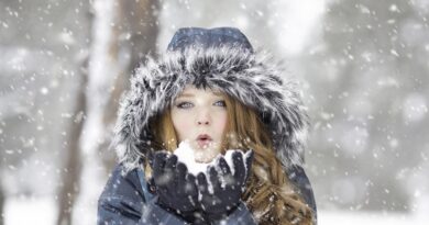 woman, snow, blow, winter, snowing, snowfall, cold, beautiful, pretty, girl, female, pose, nature, outdoors, portrait