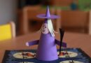 witch, paper, fantasy, purple, creativity, design, project, halloween, art, idea, brown creative, brown idea