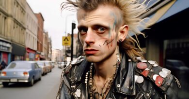 ai generated, man, expression, queer, lgbtqia, movement, fashion, pride, carnival, punk, 80s, riot, rebellion, individual
