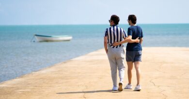 couple, coast, sea, ocean, love, men, nature, pair, lovers, together, relationship, romantic, valentine, seaside, vacation, leisure, summer, mood