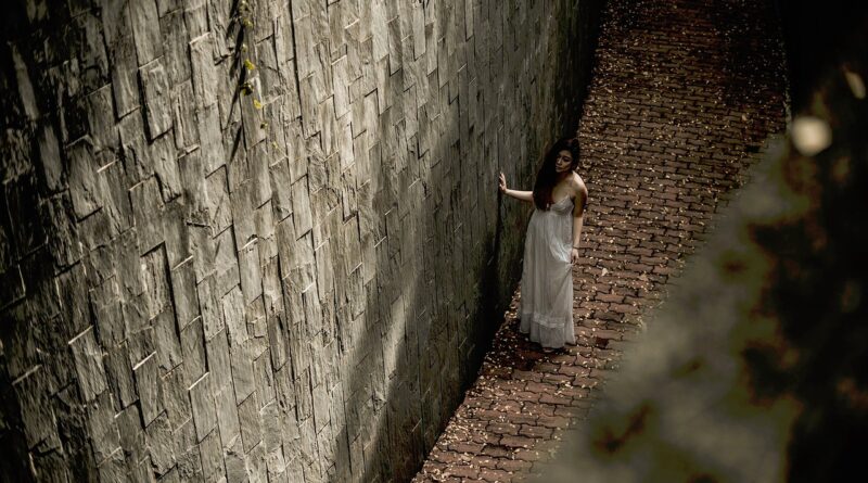 stones, walls, flooring, bricks, people, girl, woman, lady, millenials, maxi, brown lady