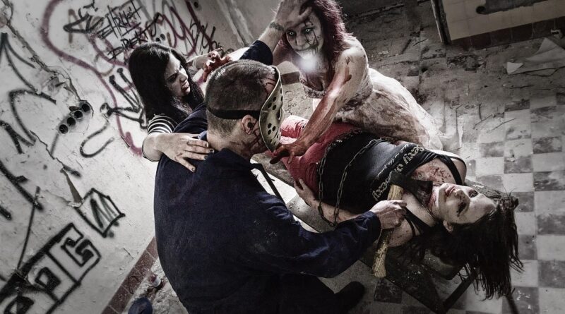 zombie, murder, homicide, horror, undead, monster, woman, female, bloody