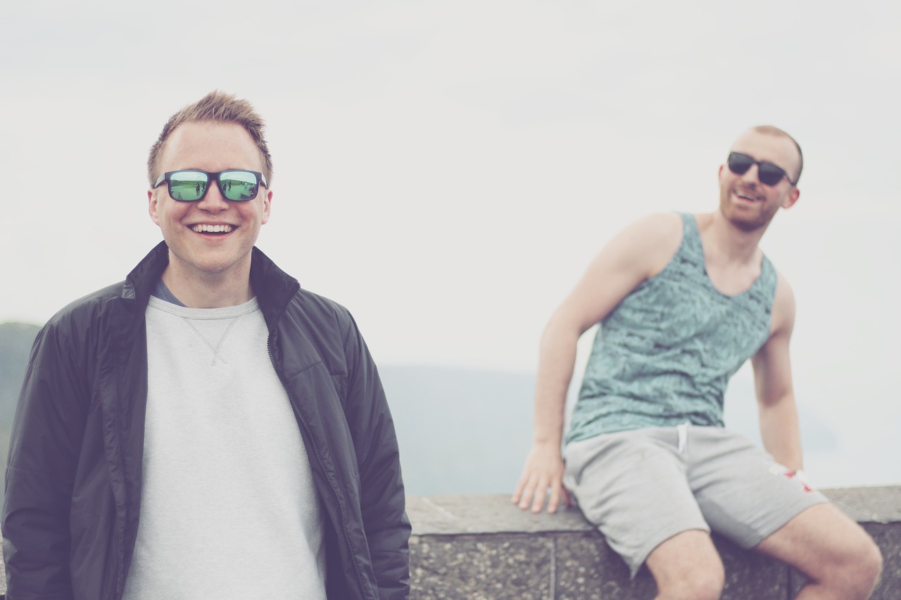 men, fashion, happy, people, smile, sunglasses, cool, laughing, having fun, friends, friendship, men, men, men, men, men, friends, friends