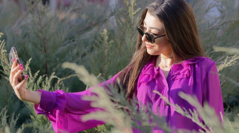 girl, woman, outdoors, nature, portrait, beauty, pretty, sunglasses, smartphone, photographing, self, plants, fashion, lifestyle