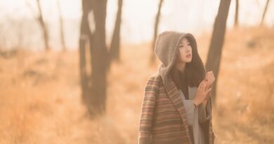 girl, autumn, autumn outfit, woods, nature, grass