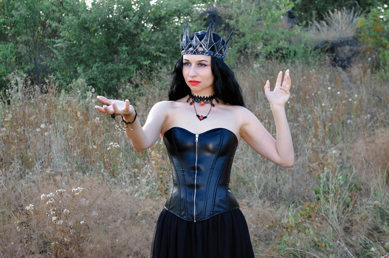 woman, corset, queen, sorceress, witch, wicked, evil, magical, mystical, enchanted, pose, beautiful, pretty, caucasian, portrait, corset, corset, corset, corset, corset, queen, sorceress, witch, witch