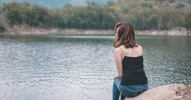 woman, lake, nature, sad, alone, portrait, sad girl, girl, water, relaxing, thingking
