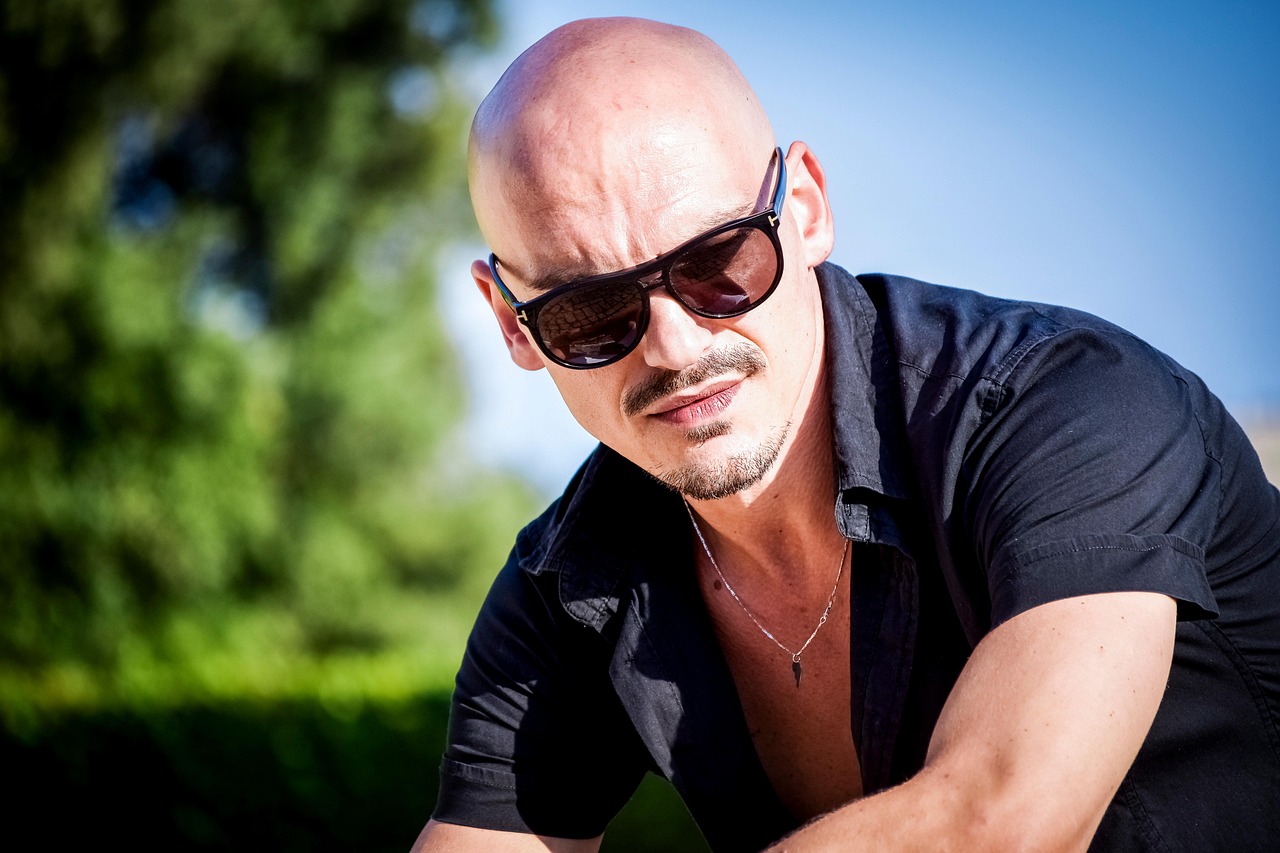 man, portrait, model, shades, sunglasses, fashion, style, outfit, accessories, accessorize, men's fashion, bald, bald man, male model, modeling, pose, posing, bald man, bald man, bald man, bald man, bald man